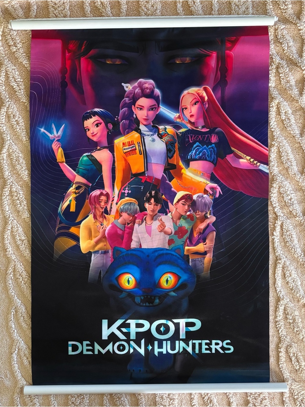 Netflix KPOP Demon Hunters Wall Art Poster - Multicolor